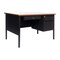 Flash Furniture 30 in D X Walnut, 47.75 in W X GC-M-BLK-173-WLN-GG - alternate 6
